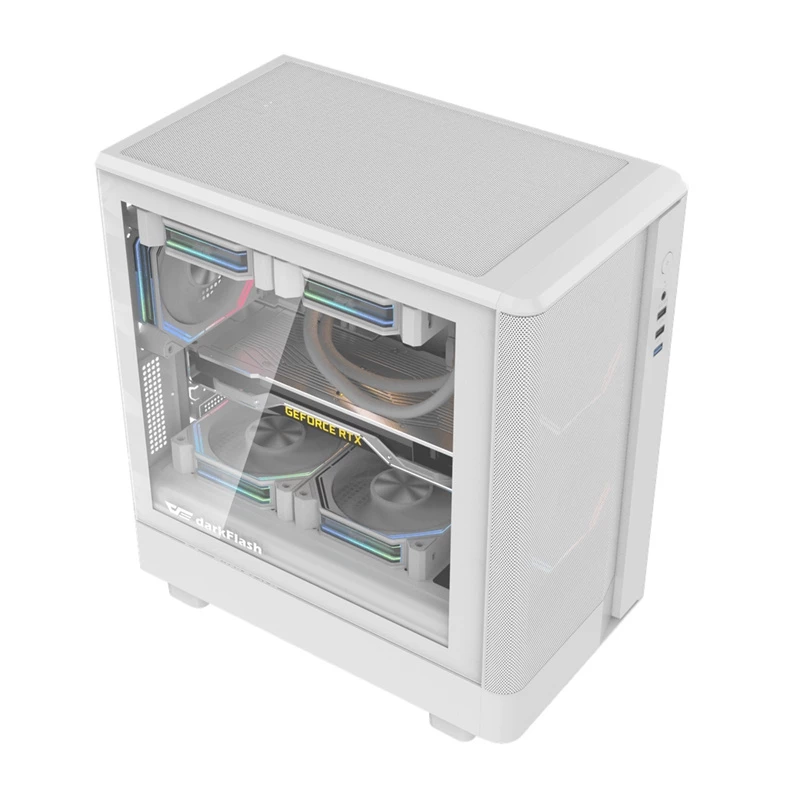Computerbehuizing Darkflash DB330M Mesh ATX wit