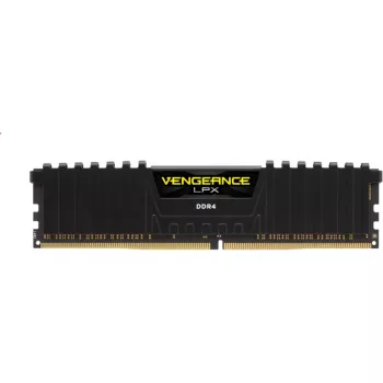 CORSAIR Vengeance 8GB DDR4 DIMM 3200MHz 1x8GB Unbuffered Single Rank 16-20-20-38 XMP 2.0 LPX PCB 1.35V Heatspreader zwart