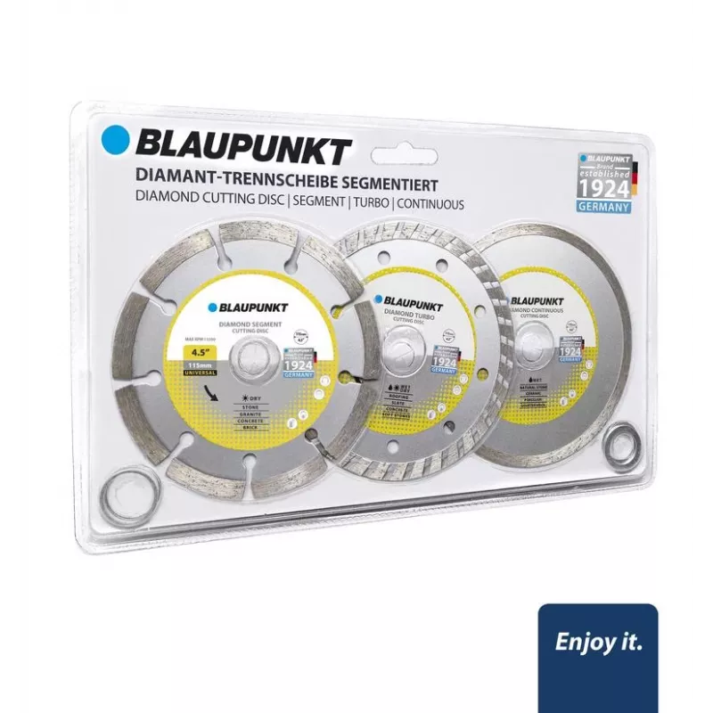 Snij-/slijpschijvenset BLAUPUNKT BP-CW-D4115, 3 stuks