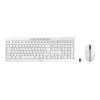 CHERRY Stream Desktop toetsenbord muis inbegrepen kantoor RF draadloos QWERTZ Duits wit