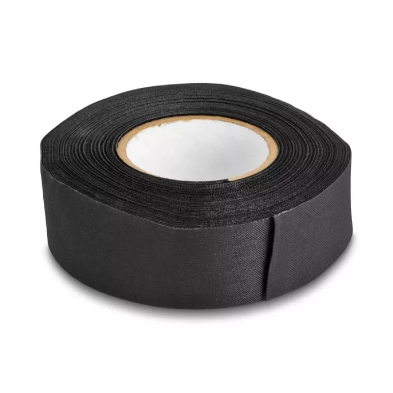 DeLOCK stofband 25 m x 25 mm scheurbaar zelfklevend zwart