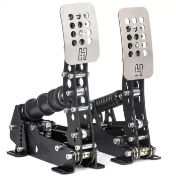 Pedalenset Heusinkveld Ultimate+ 2 – load-cell-rem, verstelbare pedalen, zwart