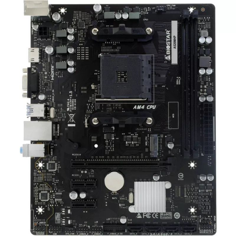 BIOSTAR A520MHP AM4 Micro-ATX moederbord
