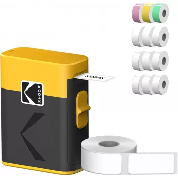 Labelprinter-cassettebundel Kodak M50 Label Era, gele navulcassette M50Y met 13 etikettenrollen