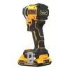 18V slagmoersleutel 3 versnellingen; 208nm; koffer; 2x2ah