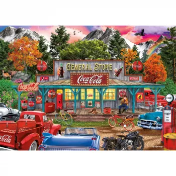 Puzzel Schmidt Spiele Coca-Cola Store 1000 stukjes 693x493 mm