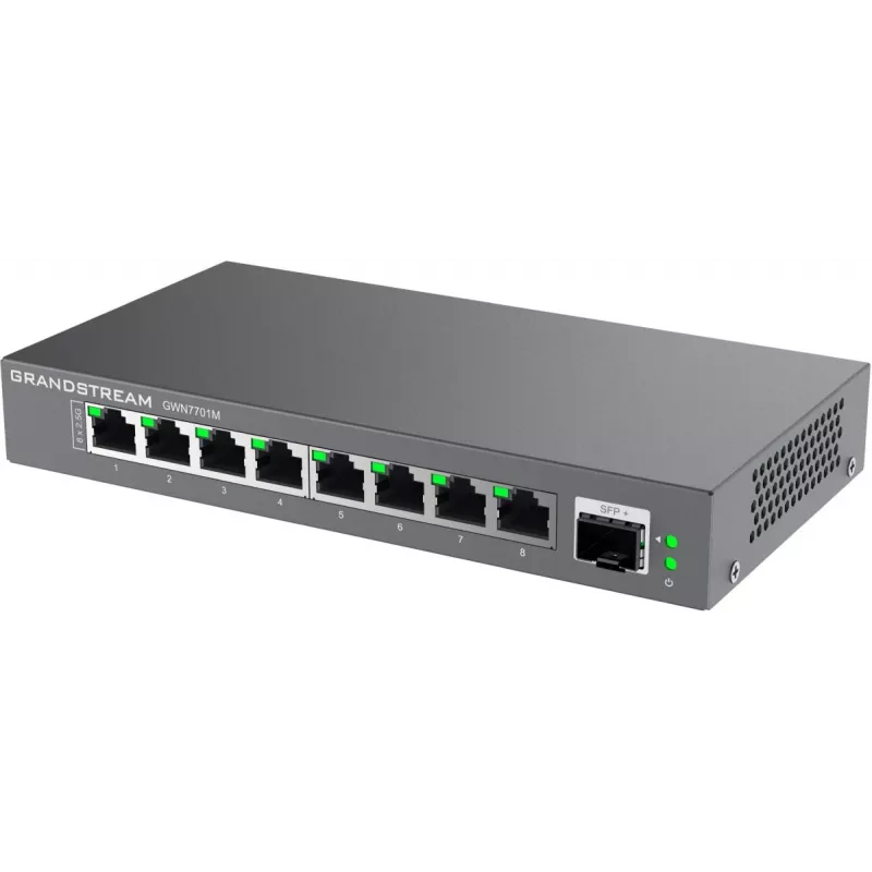 Grandstream Networks GWN7701M netwerkswitch unmanaged 2.5G Ethernet (100/1000/2500) zwart