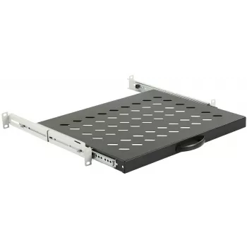 Rackplateau LOGON RAS605BL zwart 30 kg draagvermogen 19 inch