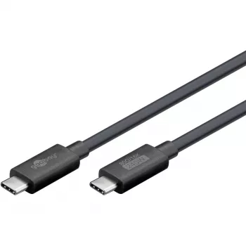 USB-C-kabel WENTRONIC USB4 Gen4 1.2m — ondersteunt 16k@60Hz en 4K@120Hz