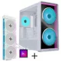 Lian Li LANCOOL 217 INF pc-behuizing-bundel + HydroShift II LCD-S 360TL AiO - wit