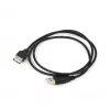 USB-kabel Star Micronics USB 2.0 1m zwart stekker/stekker
