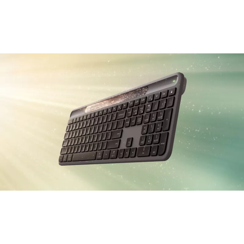Logitech Signature Slim Solar+ K980 draadloos toetsenbord, US International, grafiet