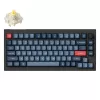 Keychron V1 Max toetsenbord universeel USB RF Wireless Bluetooth zwart grijs 75% mechanisch