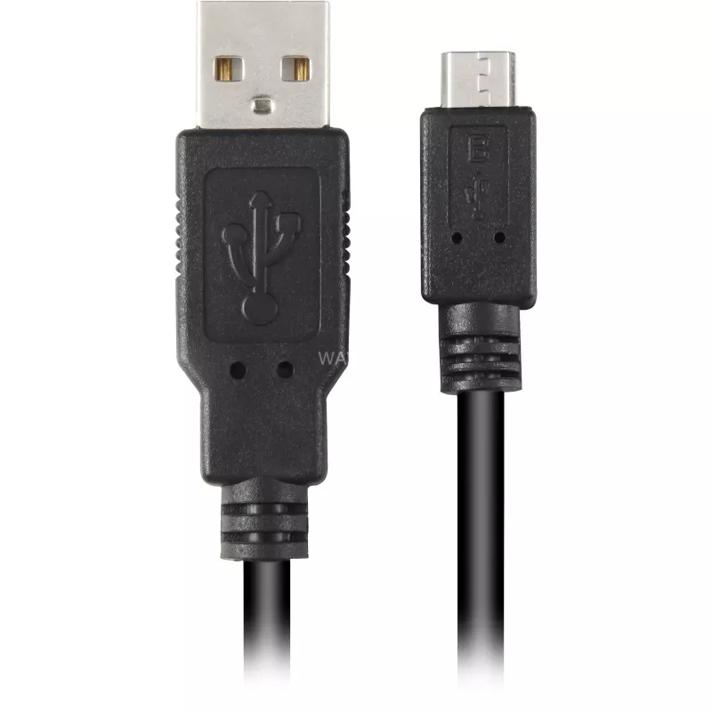 USB-kabel Sharkoon 1,5 m Micro-USB2.0-B/USB2.0-A