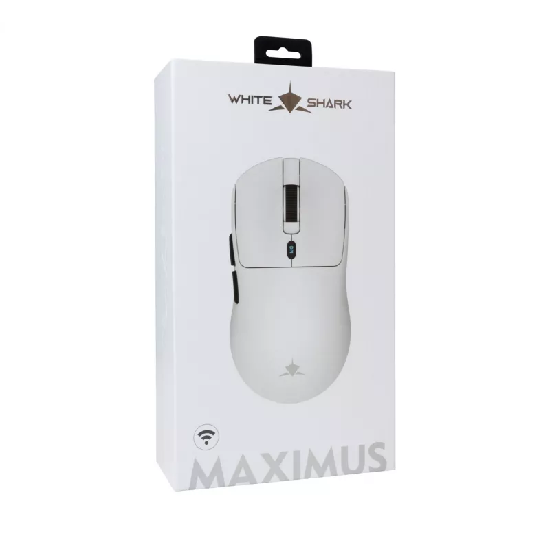 Muis White Shark GM-9010 MAXIMUS wit USB