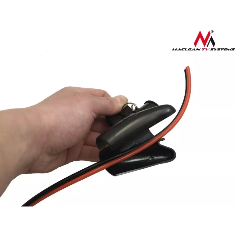 Maclean MCTV-676 B kabelgoot-organizer, zwart