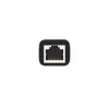 Unitek A1026BK RJ45 female-naar-female koppeling, Cat.6, 1 Gbps, zwart