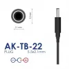 Akyga AK-TB-22 universele voeding, 5 V, 2 A, 10 W, 5,5 x 2,1 mm, 1,5 m