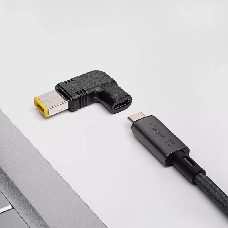 Akyga AK-ND-C11 oplaadadapter USB-C naar Lenovo Slim Tip voor notebooks, 18,5-20 V, 100 W