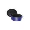 Gietijzeren cocotte Staub 4,25 L, 29 cm, blauw