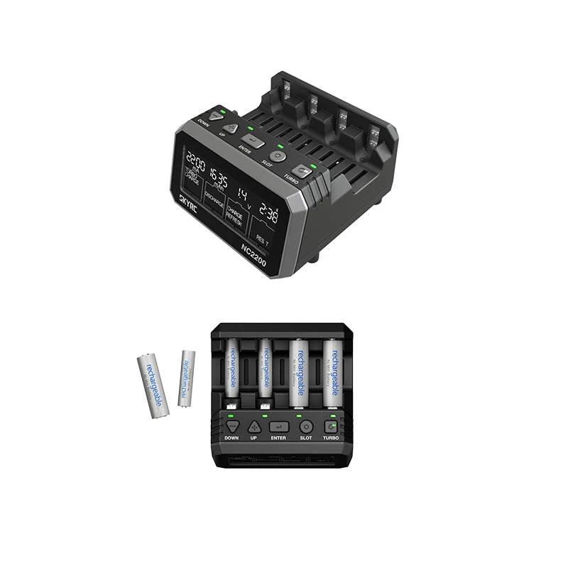 Batterijlader SKYRC NC2200 4‑kanaals voor AA/AAA 2200mAh cellen