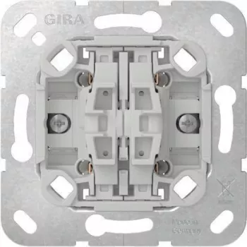 GIRA wipdrukknop 314700 4f maakcontact inzetstuk (314700)