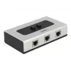 Hub DeLOCK 87673 1000 Mbit/s zwart grijs