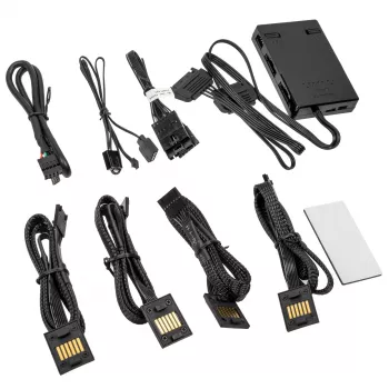 Controller Lian Li UNI HUB SL-INF L-Connect 3 zwart (model 12SLIN-CONT3B) voor UNI Fan SL-serie