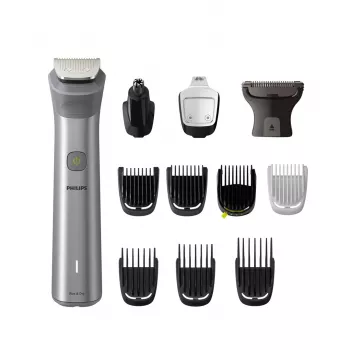 Philips All-in-One trimmer MG5940/15 Series 5000, Stainless steel, 0.5 mm, 1.6 cm, 1 mm, baard, oor, neus, batterij