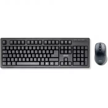 Ultron UMC-200 bedraad toetsenbord- en muisset, zwart