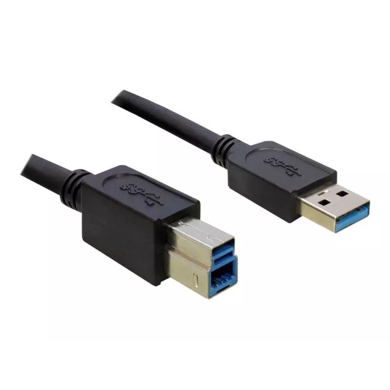 USB-hub DeLOCK 4 poorts 5000 Mbit/s zwart wit