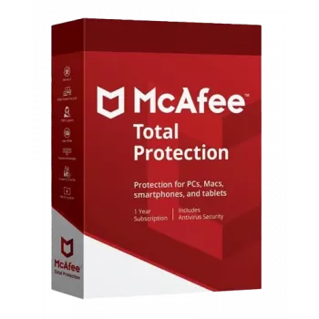 McAfee Total Protection 3 apparaten 1 jaar
