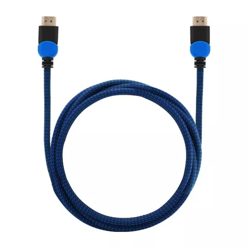 Savio GCL-02 HDMI-kabel 1,8 m HDMI Type-A (standaard) zwart, blauw