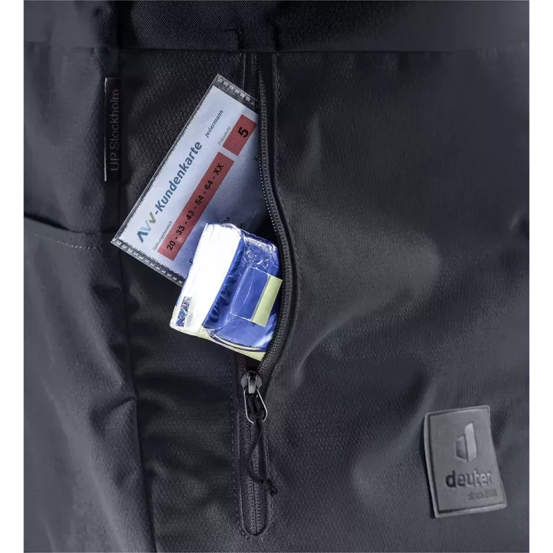 Deuter UP Stockholm rugzak vrijetijdsrugzak zwart polyester