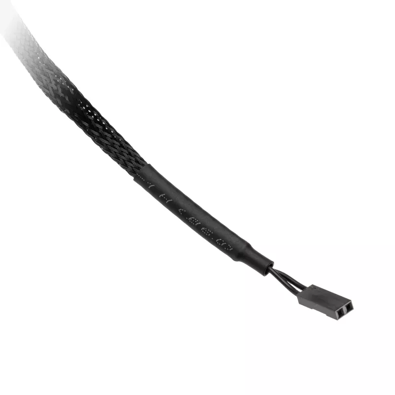Temperatuursensor XSPC Inline 10k G1/4 inch — XSPC 10k inline-temperatuursensor, zwart verchroomd