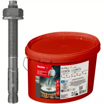 RVS boutanker FISCHER FAZ II Plus 10/20 R — 135 stuks, emmer