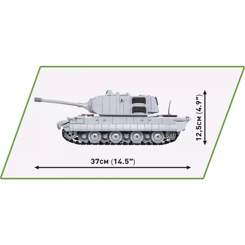 Bouwset COBI Panzerkampfwagen E-100 Tweede Wereldoorlog 1511 onderdelen