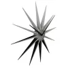 NeXtime klok 3051zi Nova, Ø50 cm, wand, zwart/zilver