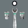 Steeksleutelset Wera Zyklop A 1/4 inch zwart/groen, 9-delig