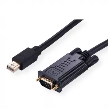 Videokabel-adapter VALUE 11.99.5806 1,5m Mini DisplayPort naar VGA