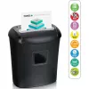 Peach PS500-40 papierversnipperaar kruissnit 68 dB zwart