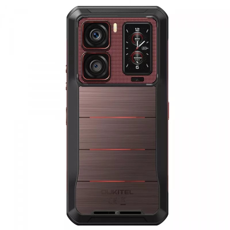 Oukitel WP300 5G smartphone, 6,8 inch, 12 GB RAM, 512 GB, 16000 mAh, IP69K, Android 15, rood
