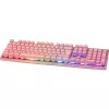 Deltaco GAM-021-RGB-P-DE - volledige grootte (100%) - USB - membraantoetsenbord - QWERTZ - roze