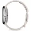 Google Pixel Watch 3 45 mm wifi smartwatch, gepolijst zilver (Porcelain)
