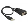 DeLOCK 62958 USB-naar-RS-232-adapter, USB Type-A, zwart