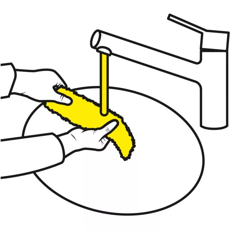 Ruitenreiniger-accessoire Kärcher 2.633-130.0 — microvezeldoekjes 275 mm (2 stuks)