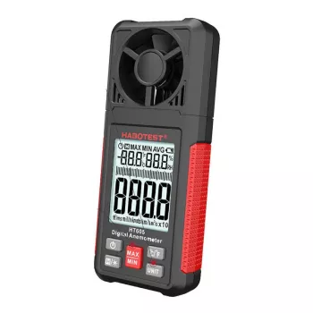 Draagbare digitale windsnelheidsmeter Habotest HT605 met achtergrondverlichting en datahold