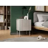 Nachtkastje Cama Meble ISLA 44,5x40x59 cm cashmere mat, MDF & spaanplaat, set van 2
