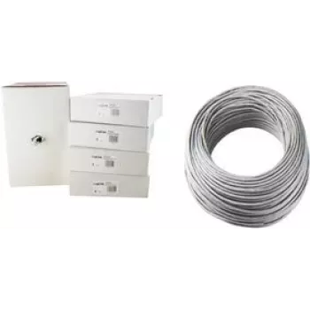 Netwerkkabel S FTP Cat.6, PVC, wit, 305m