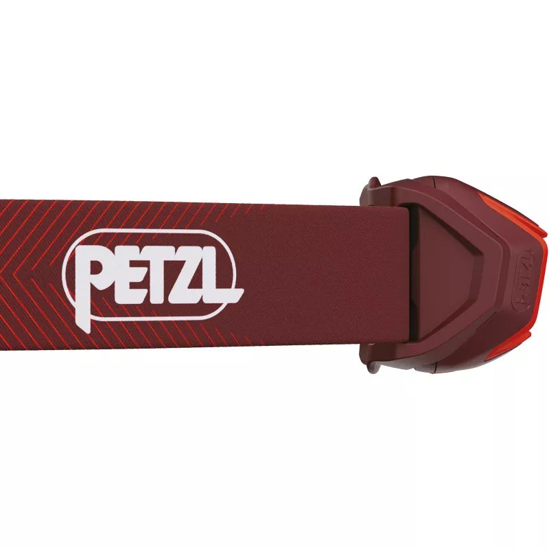 Hoofdlamp Petzl Actik Core — LED, 100 lm, geïntegreerde 1250 mAh USB-accu, IPX4, rood